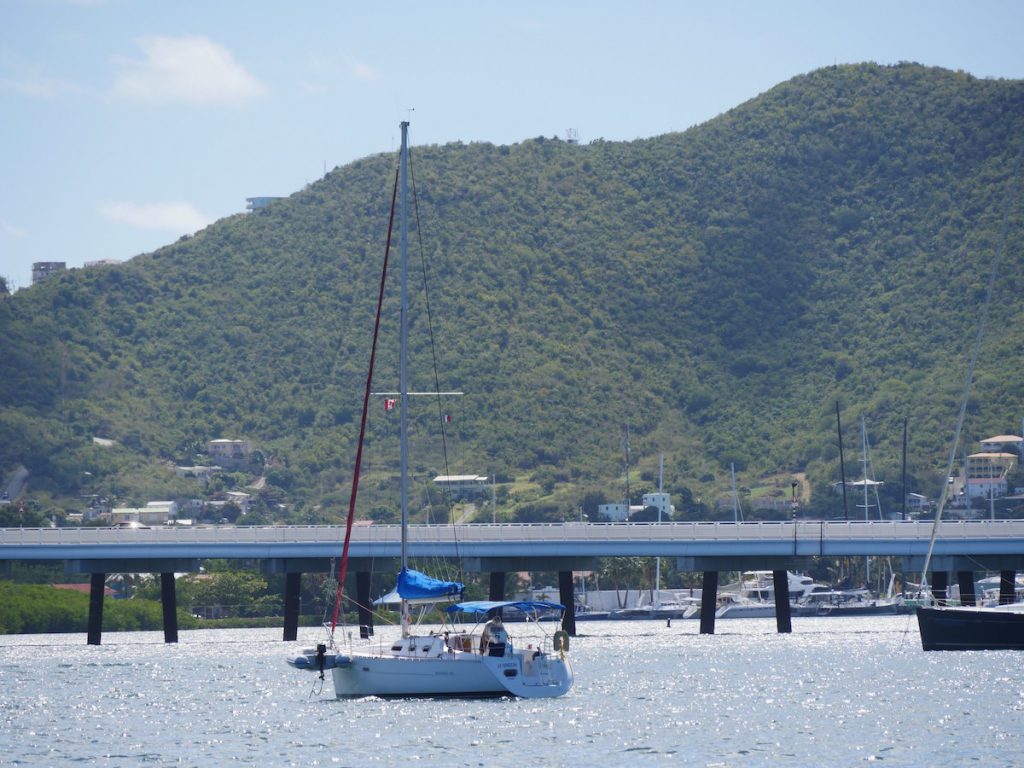 Drehbrücke Simpsonbay-Lagoon